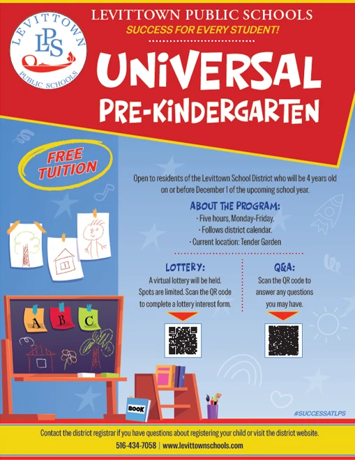 Universal Pre-K Program Flyer - English